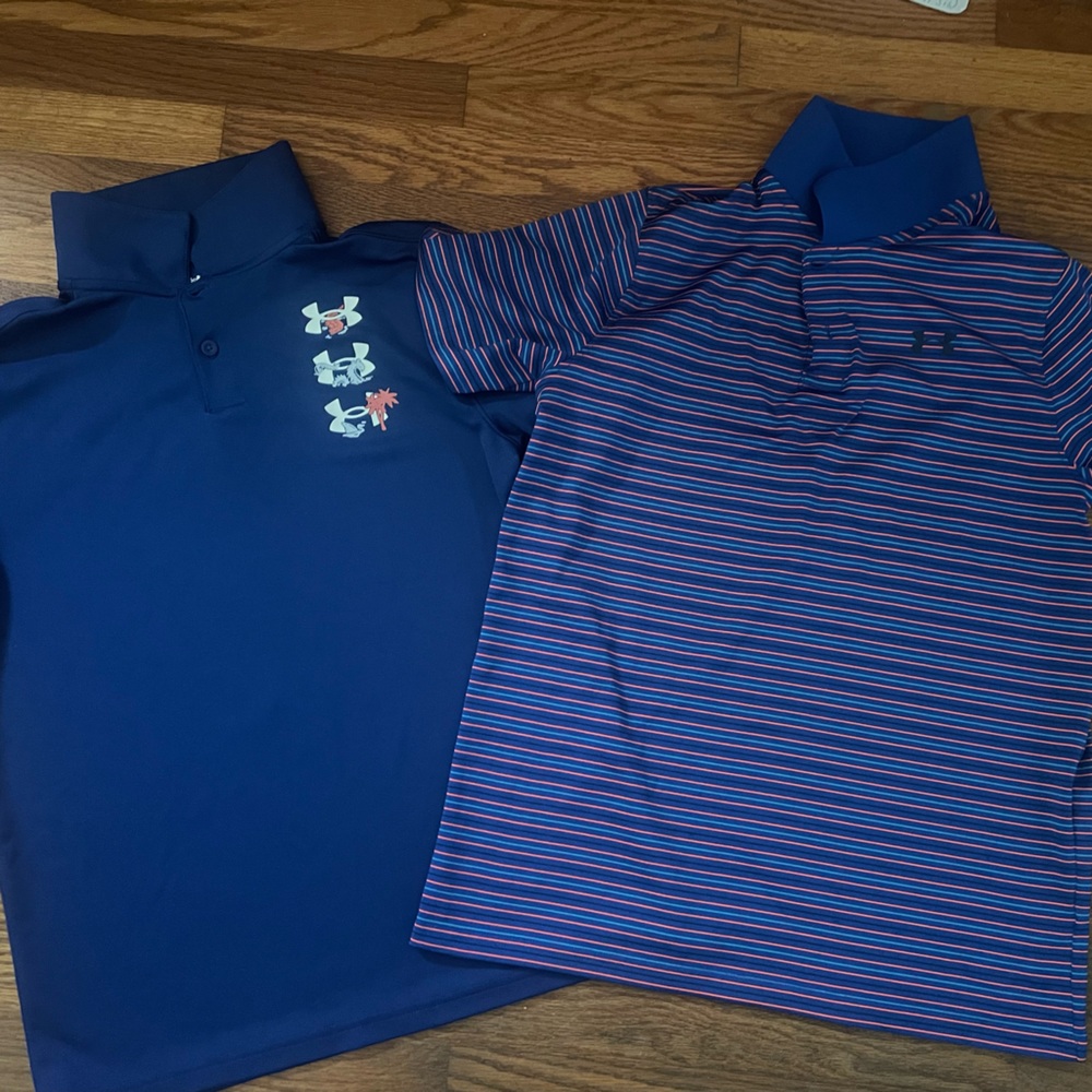 Under Armour polo golf shirts bundle
